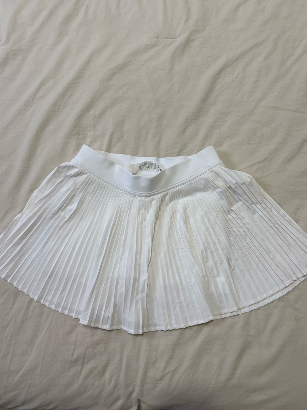 lululemon athletica White Pleated Skater Skirt